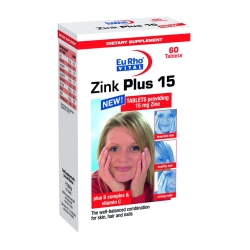 قرص زینک پلاس 15 میلی‌گرم  Zinc Plus 15mg
